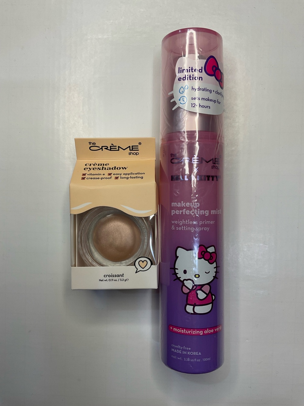 Creme Shop Bundle Cream Eyeshadow and Setting Spray